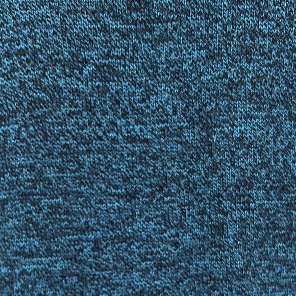 Women's A. Byer Short Sleeve Sweater | Blue | Cowl Neck | Tunic | Medium - Picture 7 of 12